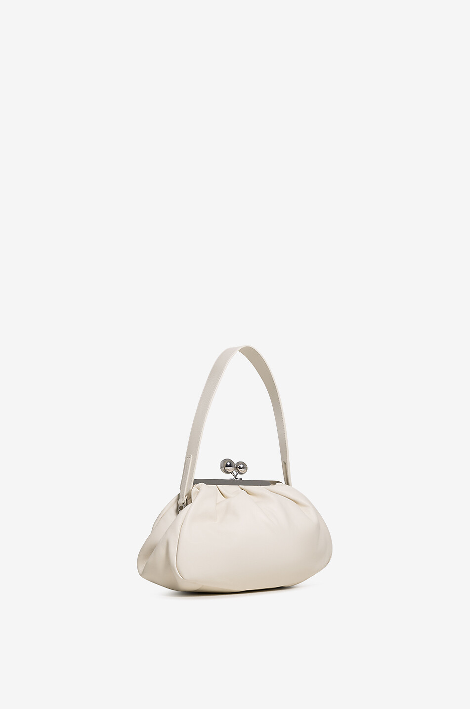 WEEKEND MAX MARA Cubico Pasticcino sheep leather handbag Women WHITE 2