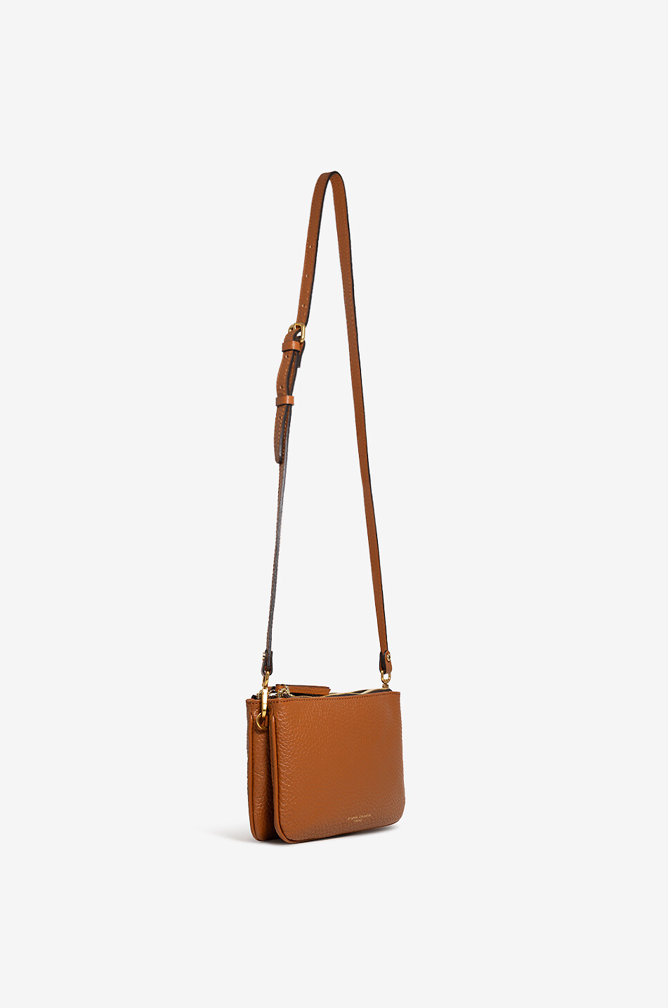 GIANNI CHIARINI Sac porté épaule en cuir bovin Frida Femme MARRON FONCÉ 2