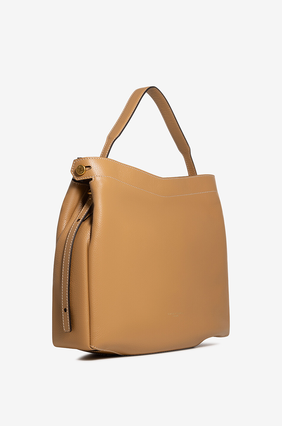 GIANNI CHIARINI Sac porté épaule en cuir grainé Ottavia Femme BEIGE 2