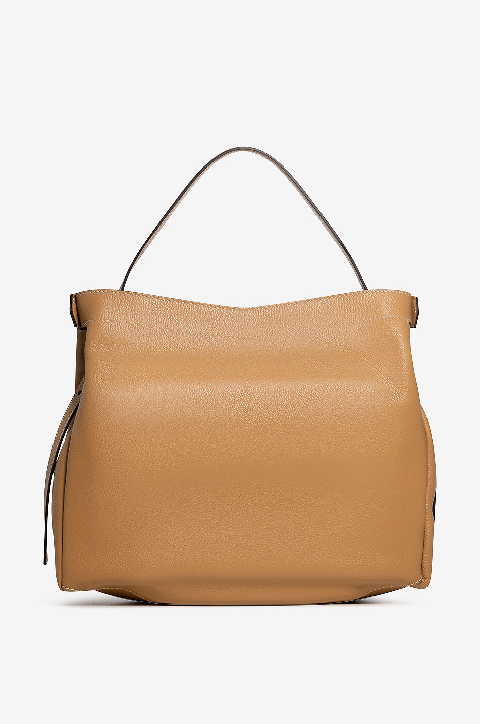 GIANNI CHIARINI Sac porté épaule en cuir grainé Ottavia Femme BEIGE 3