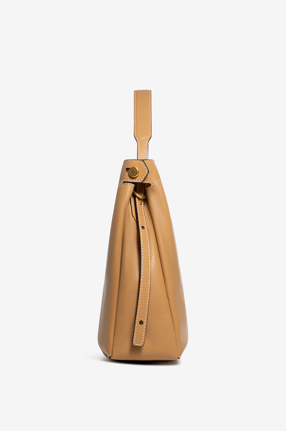 GIANNI CHIARINI Sac porté épaule en cuir grainé Ottavia Femme BEIGE 4