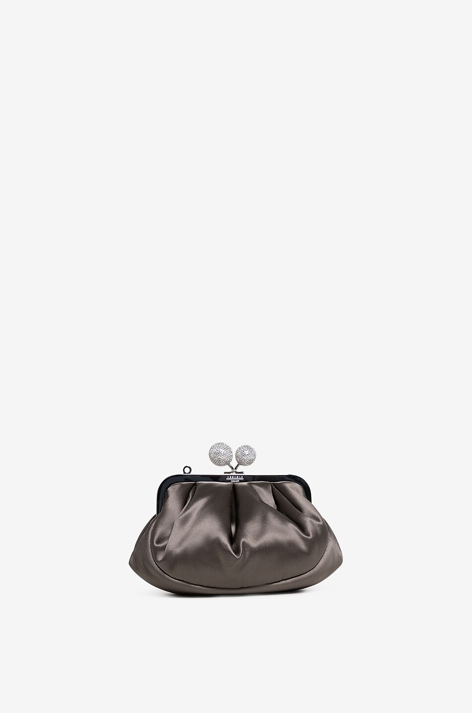 WEEKEND MAX MARA Handtasche aus Baumwolle und Seide Emmy Pasticcino Damen MITTELGRAU 1