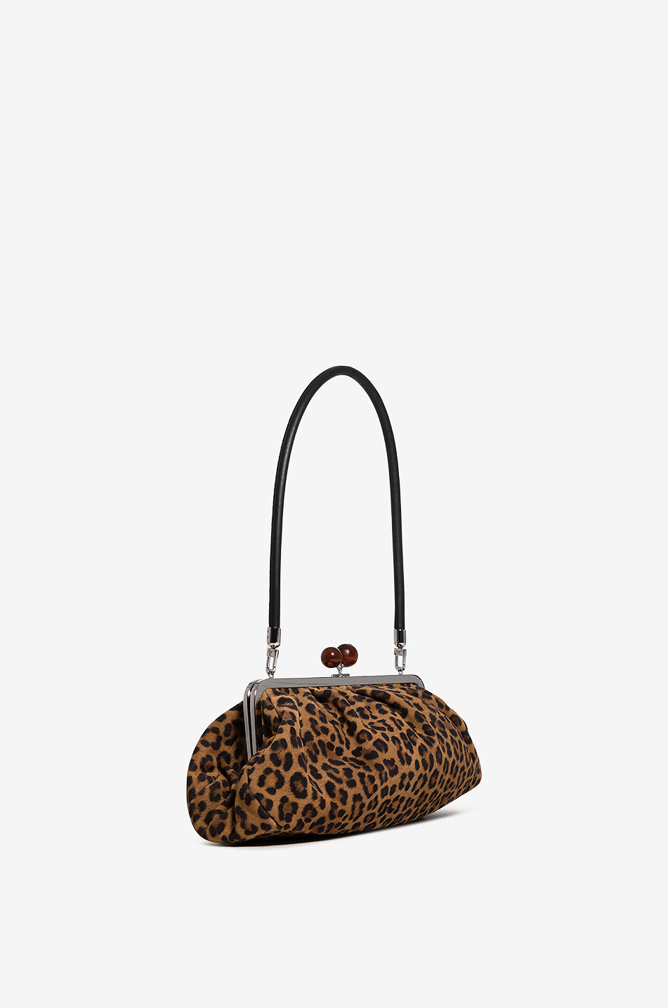 WEEKEND MAX MARA Handtasche aus Kalbsleder mit Leopardenprint Moscova Pasticcino Damen BEIGE 2