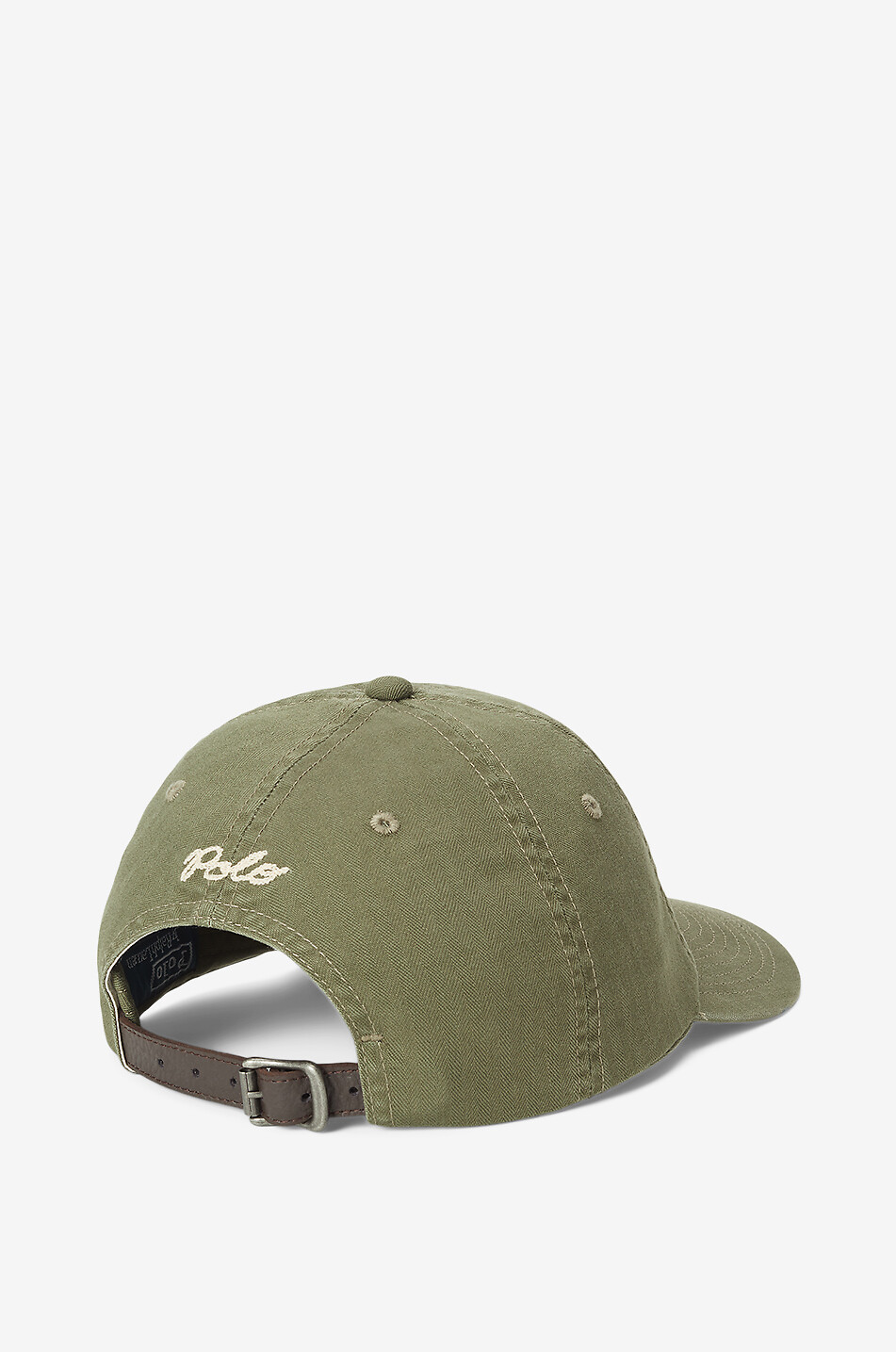 POLO RALPH LAUREN Casquette en coton à chevrons Ralph Homme KAKI 2