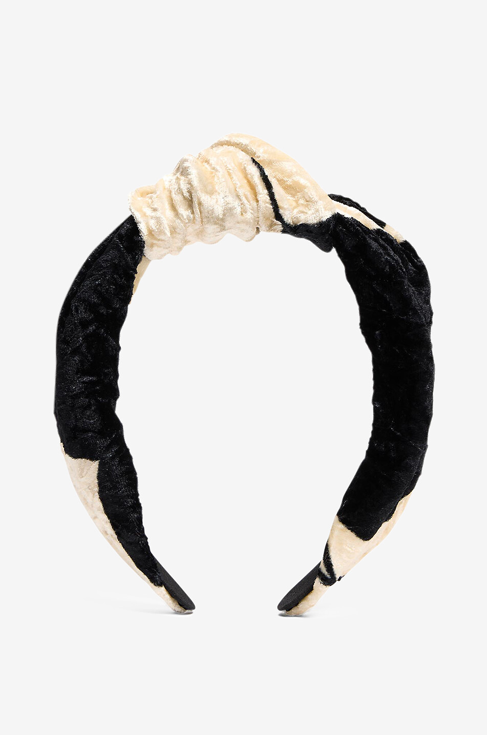 Serre-tête recouvert de velours Love Knot Lunaria
