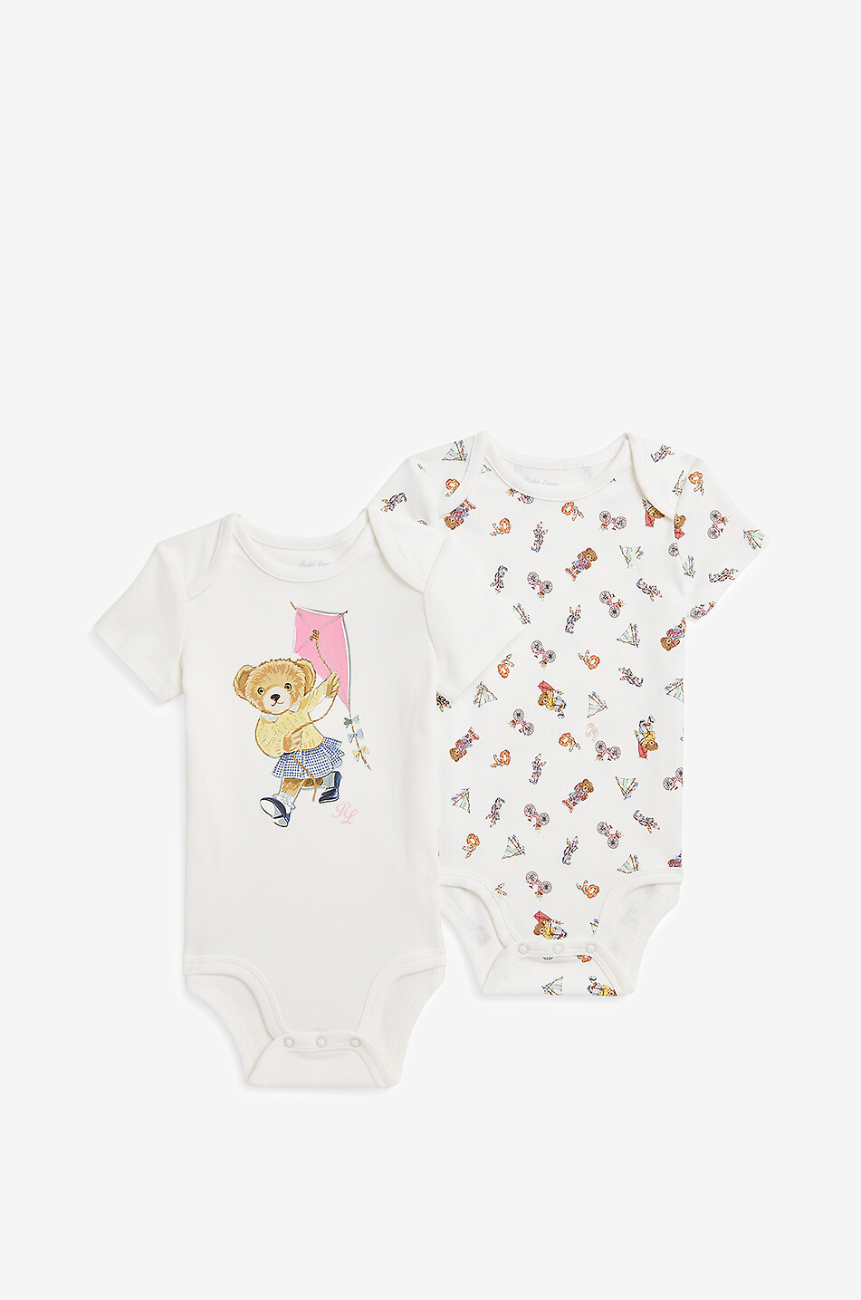 Lot de 2 body à manches courtes bébé Nantucket Polo Bear