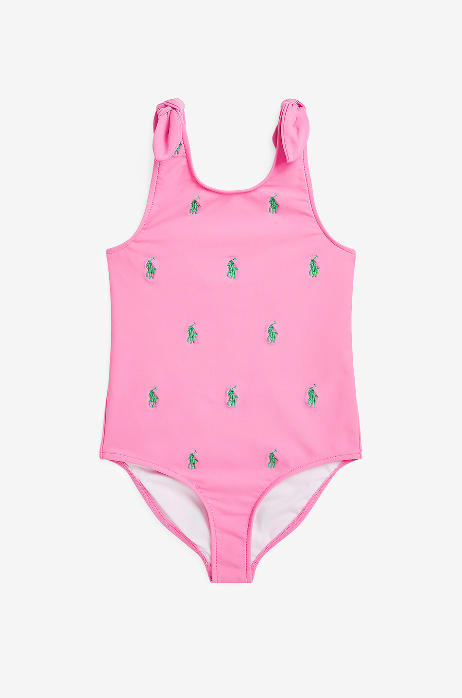 POLO RALPH LAUREN Pony All Over girls' swimsuit Girl PINK 1