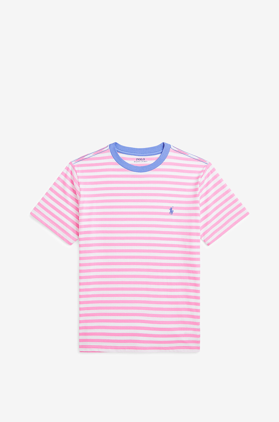 POLO RALPH LAUREN Pony striped boys' short-sleeved T-shirt Boy PINK 1