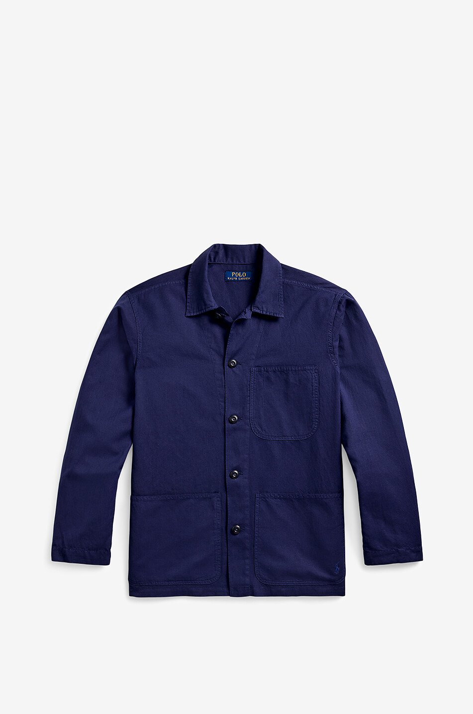 POLO RALPH LAUREN Surchemise en coton et lin Homme BLEU FONCE 1
