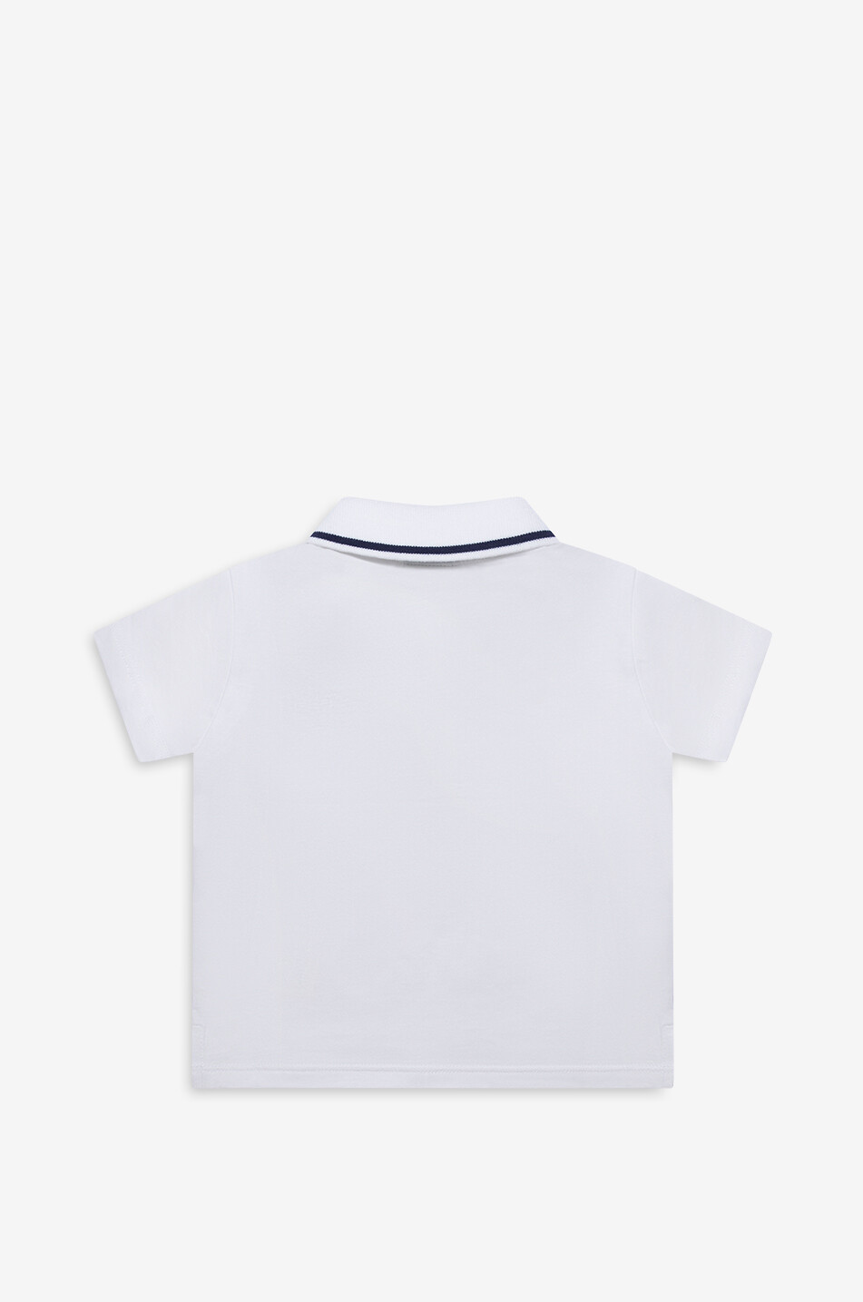 FENDI Fendi-embroidered baby short-sleeve jersey polo shirt Baby WHITE 2
