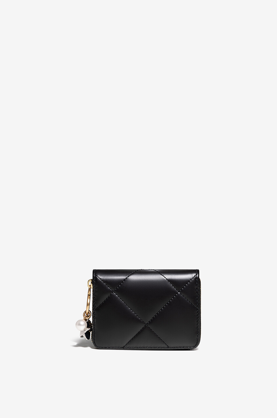 TORY BURCH Kira Diamond cow leather wallet Women BLACK 2