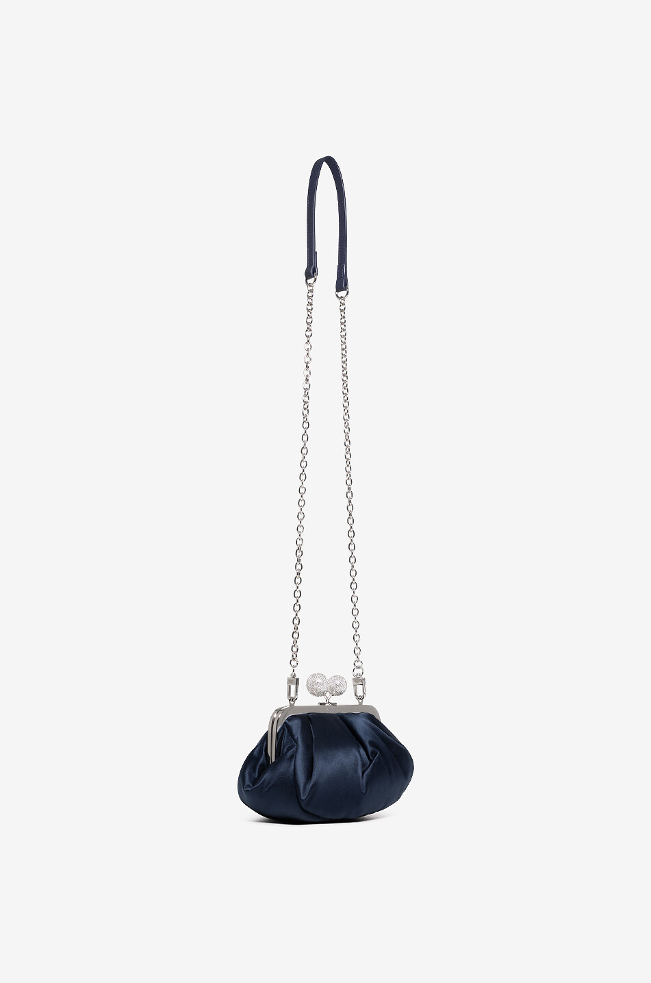 WEEKEND MAX MARA Handtasche aus Baumwolle und Seide Emmy Pasticcino Damen DUNKELBLAU 2