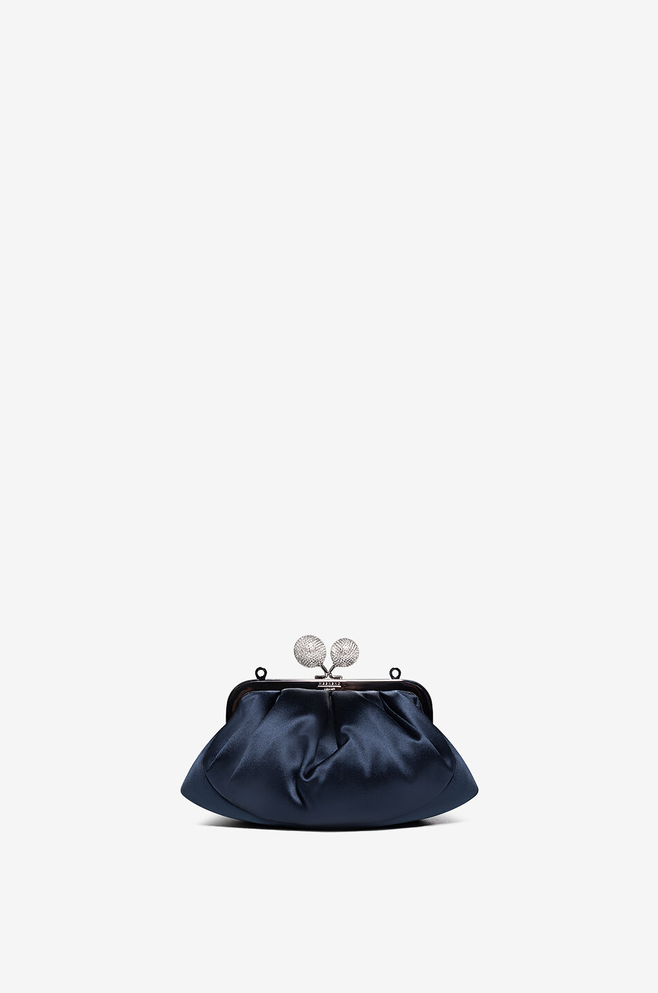 WEEKEND MAX MARA Handtasche aus Baumwolle und Seide Emmy Pasticcino Damen DUNKELBLAU 1
