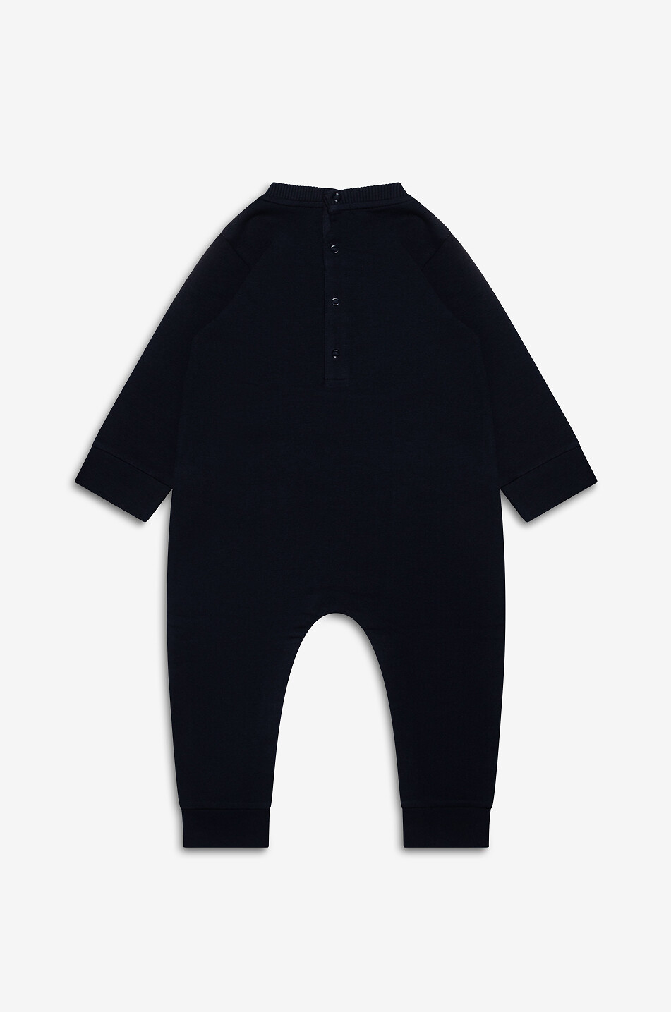 MONCLER Combinaison sweat bébé imprimée logo Bébé BLEU FONCE 2
