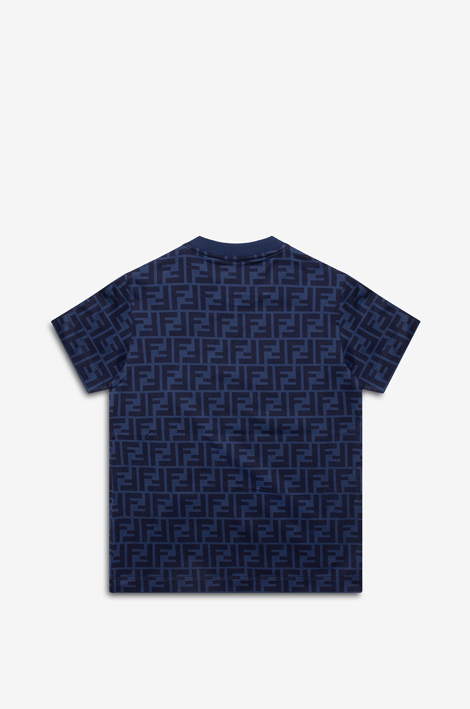 FENDI T-shirt à manches courtes imprimé FF garçon Garçon BLEU FONCE 2