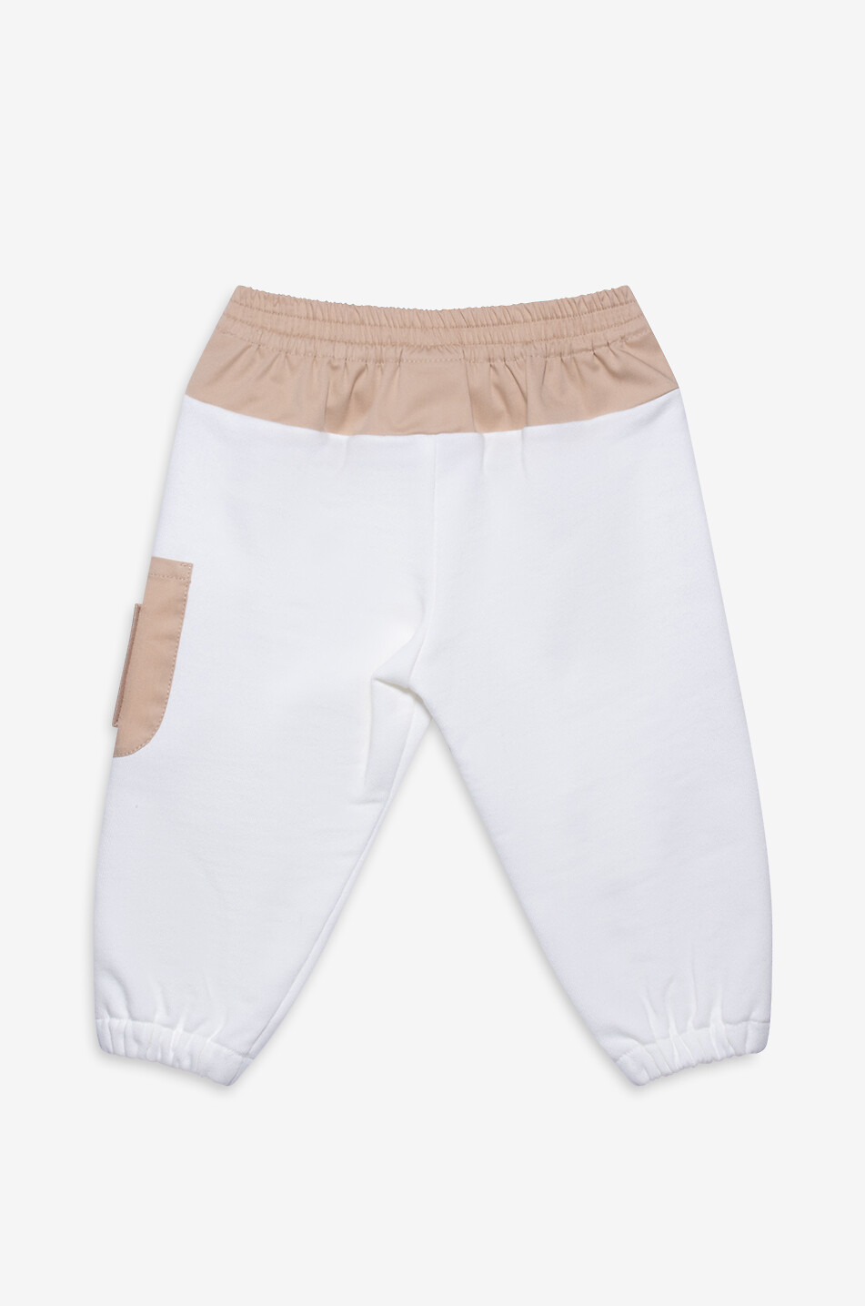 FENDI Pantalon de jogging bi-matière bébé FF Bébé BLANC 2