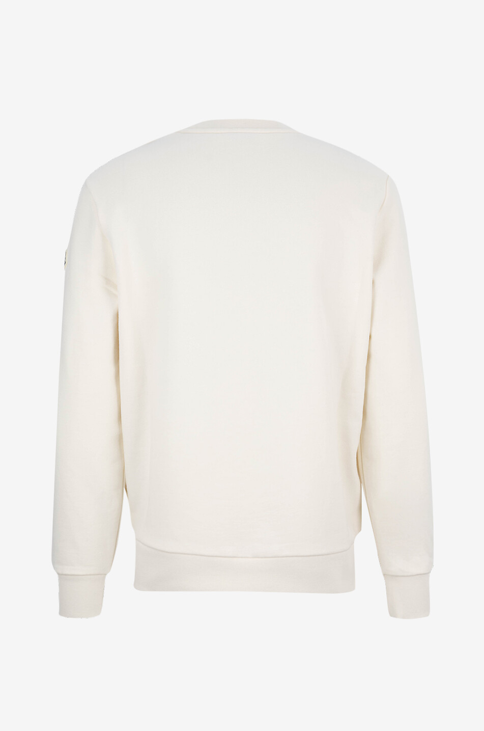 MONCLER Rundhals-Sweatshirt mit Logostickerei Script Herren WEISS 2