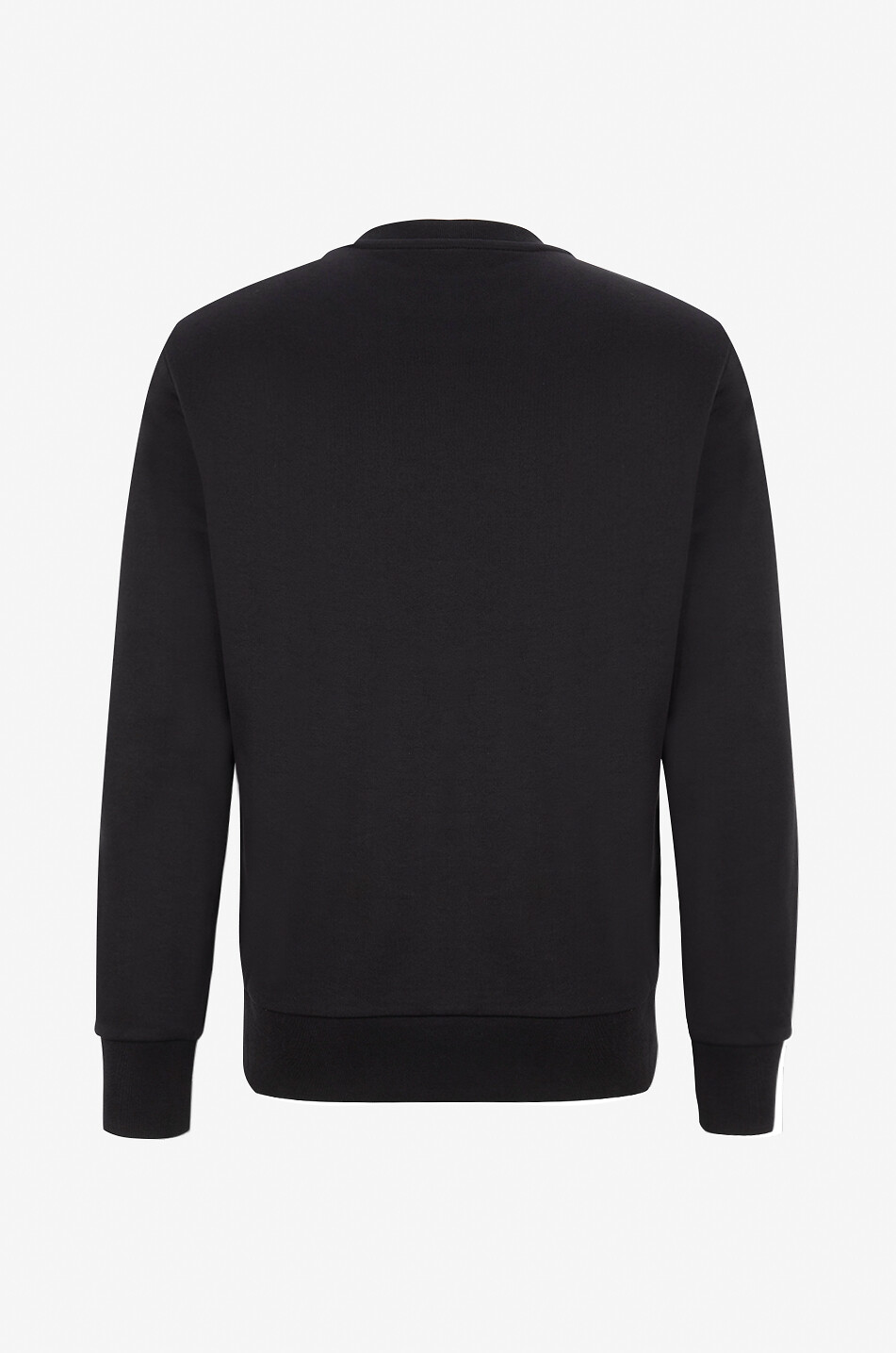 MONCLER Blurred logo adorned crewneck sweatshirt Men BLACK 2