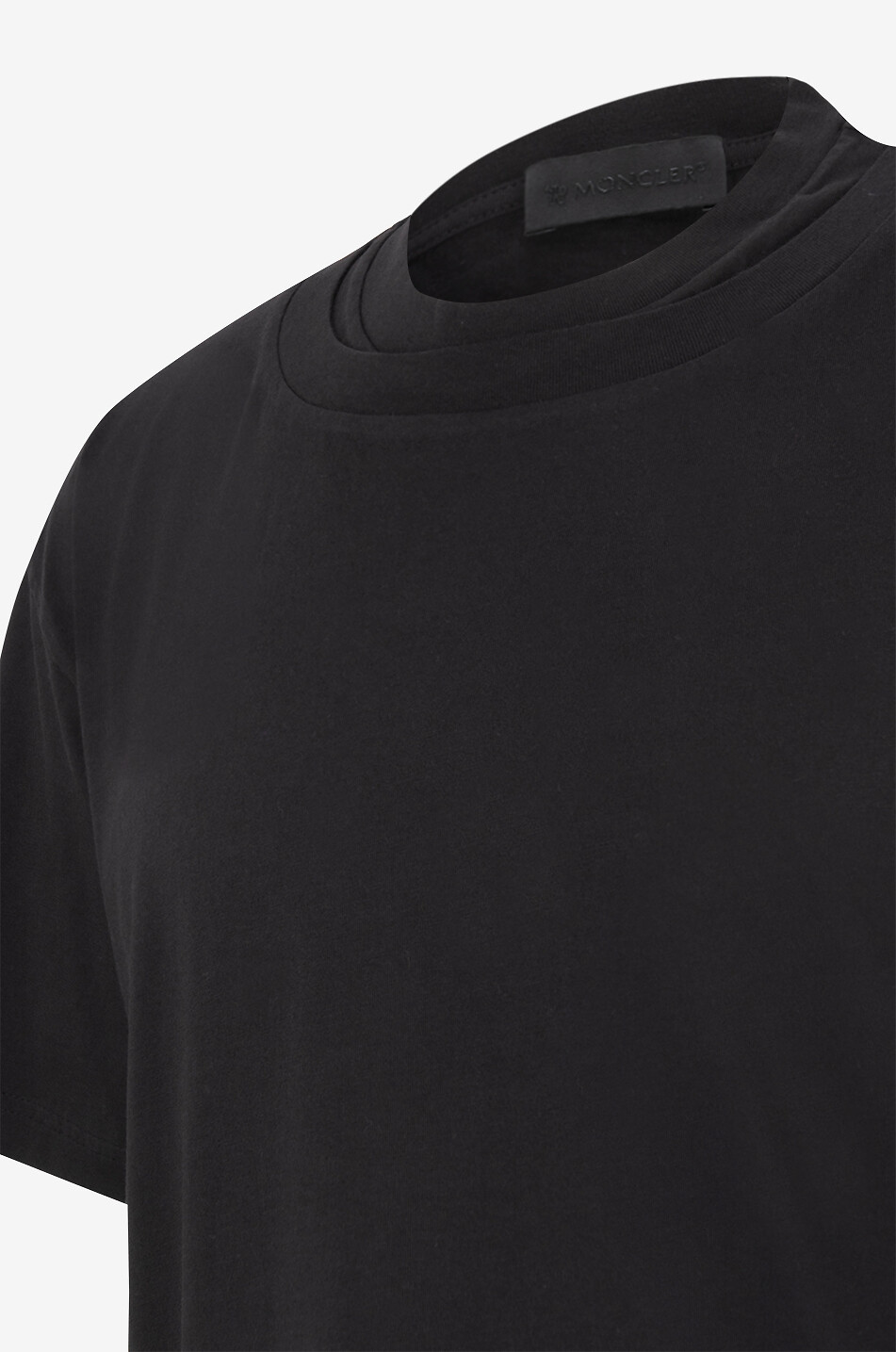 MONCLER Kurzarm-T-Shirt im Lagenlook Herren SCHWARZ 3