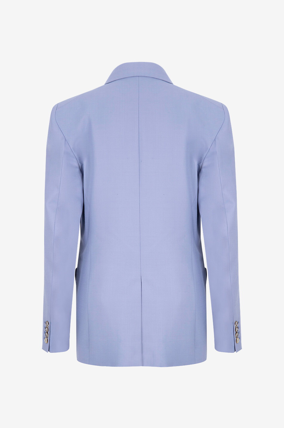 Patch Pocket Bluebell wool twill blazer