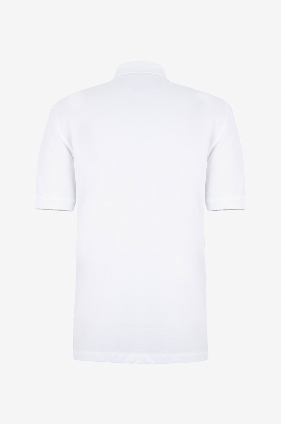 BRUNELLO CUCINELLI Solomeo cotton piqué short-sleeved polo shirt Men WHITE 2