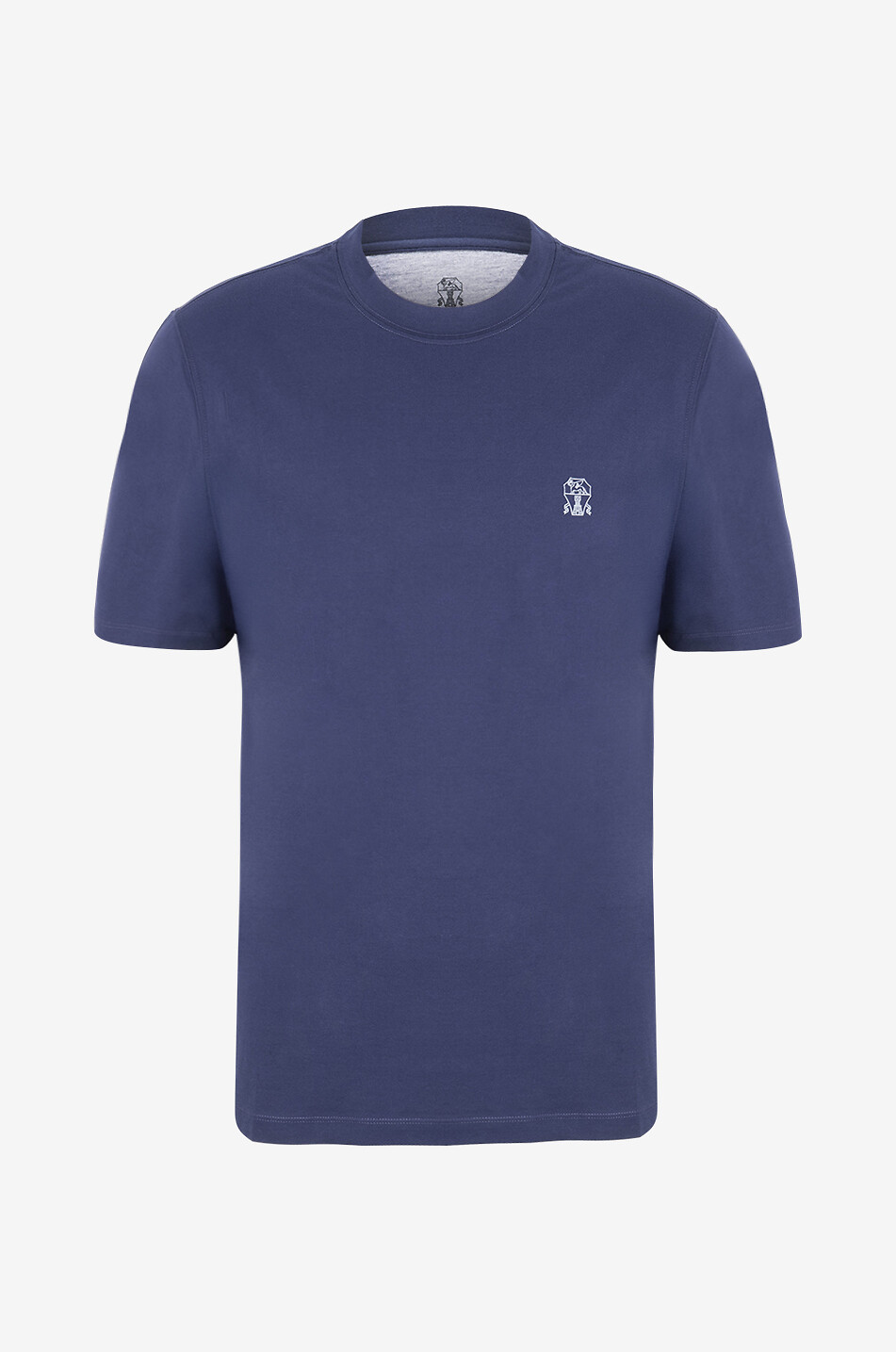 BRUNELLO CUCINELLI Solomeo jersey short-sleeve T-shirt Men DARK BLUE 1