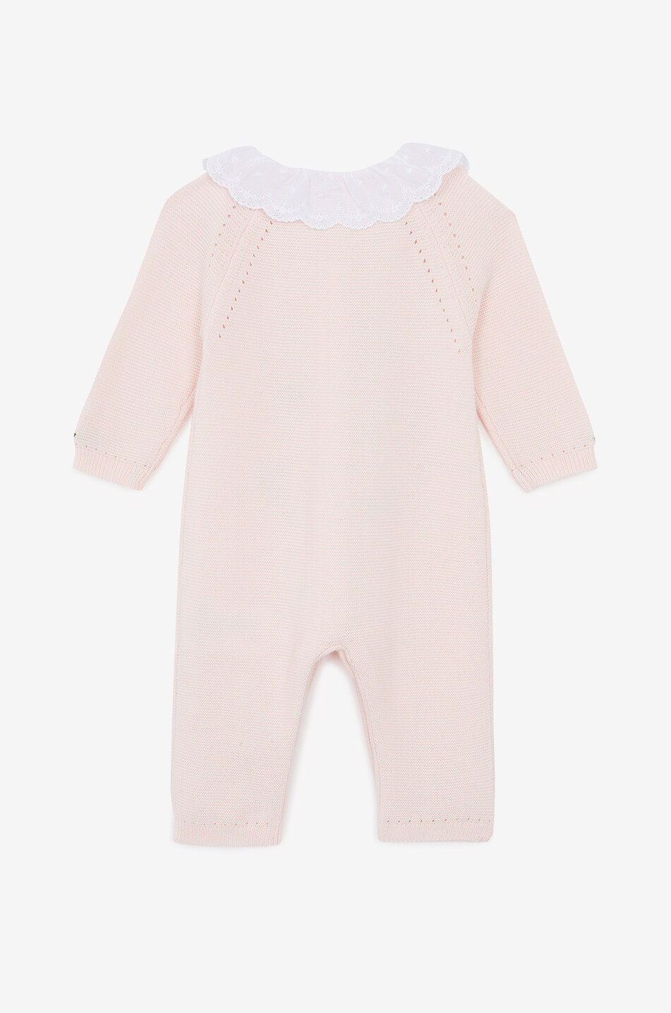 TARTINE ET CHOCOLAT Strick-Overaill mit Rosenstickereien für Babys Baby ROSA 2