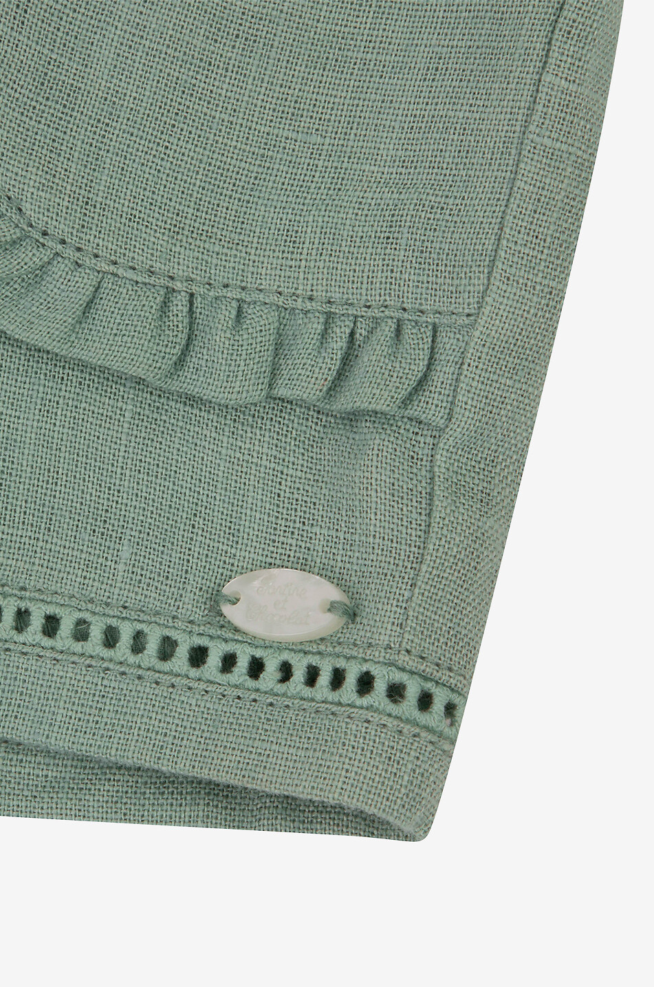 TARTINE ET CHOCOLAT Baby ruffled shorts Baby LIGHT GREEN 3