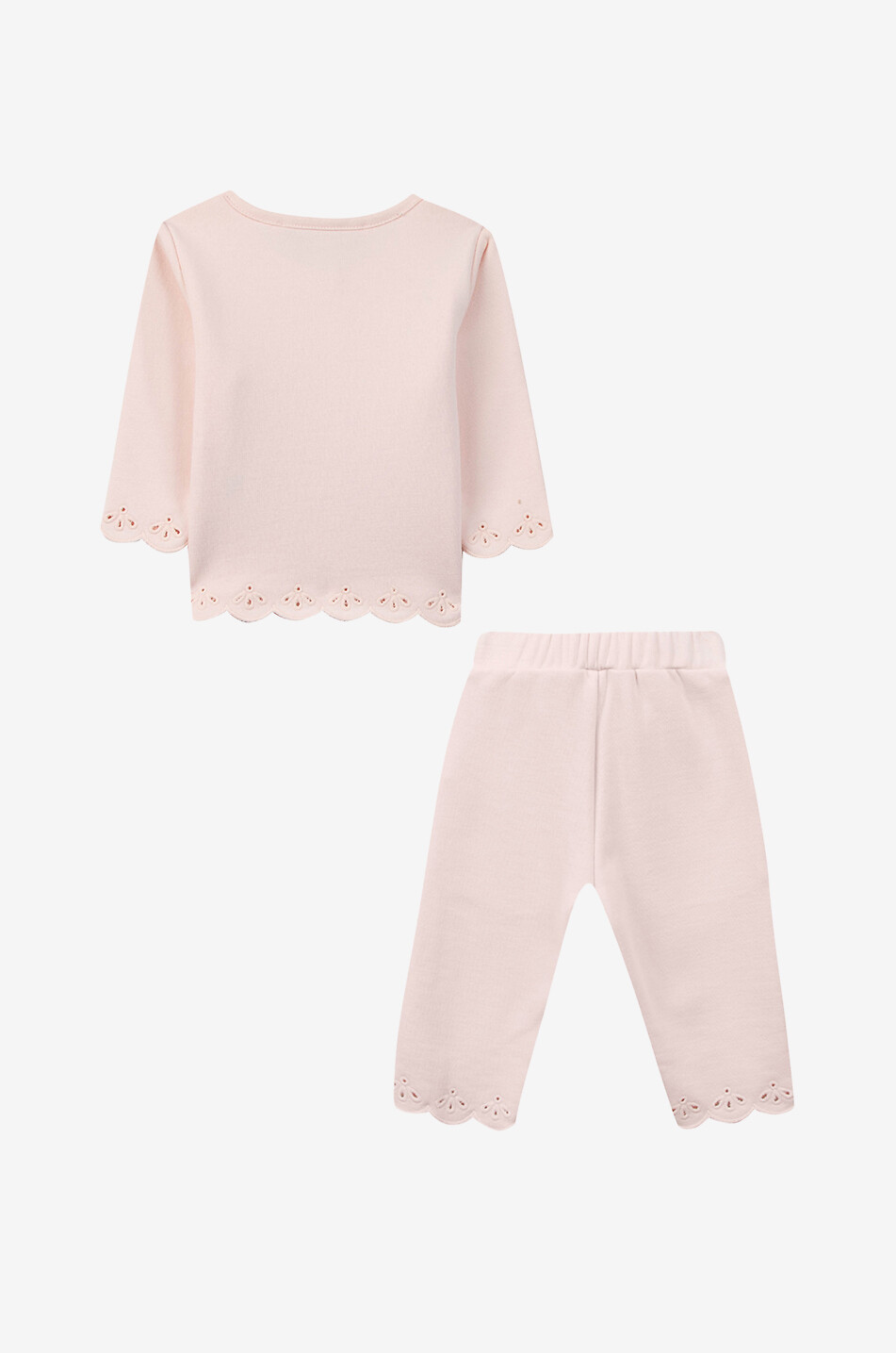 TARTINE ET CHOCOLAT Baby-Jogginganzug mit Lochstickereien Baby ROSA 3