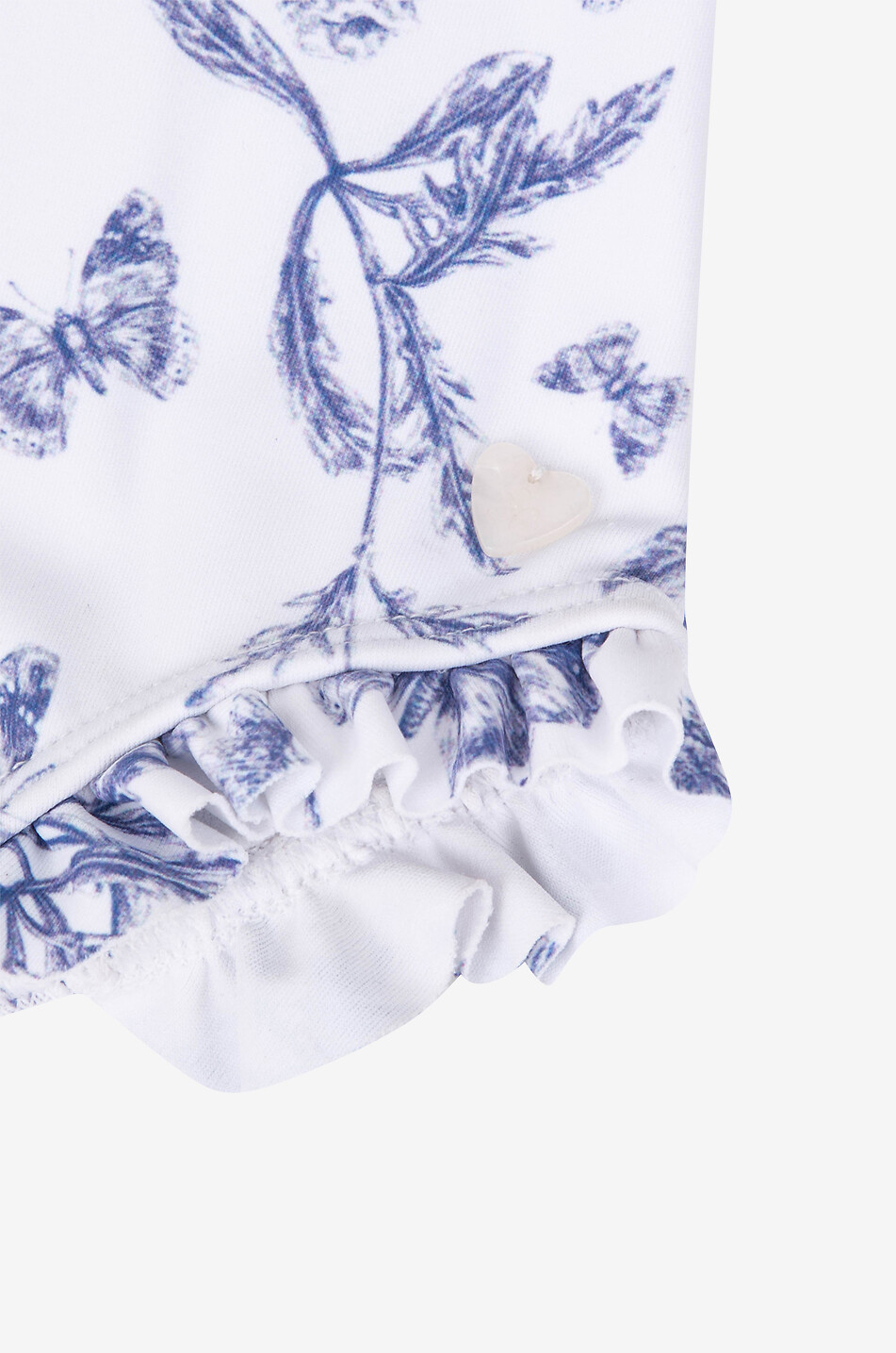 TARTINE ET CHOCOLAT Maillot de bain bébé à volants et fleurs Bébé BLEU 3