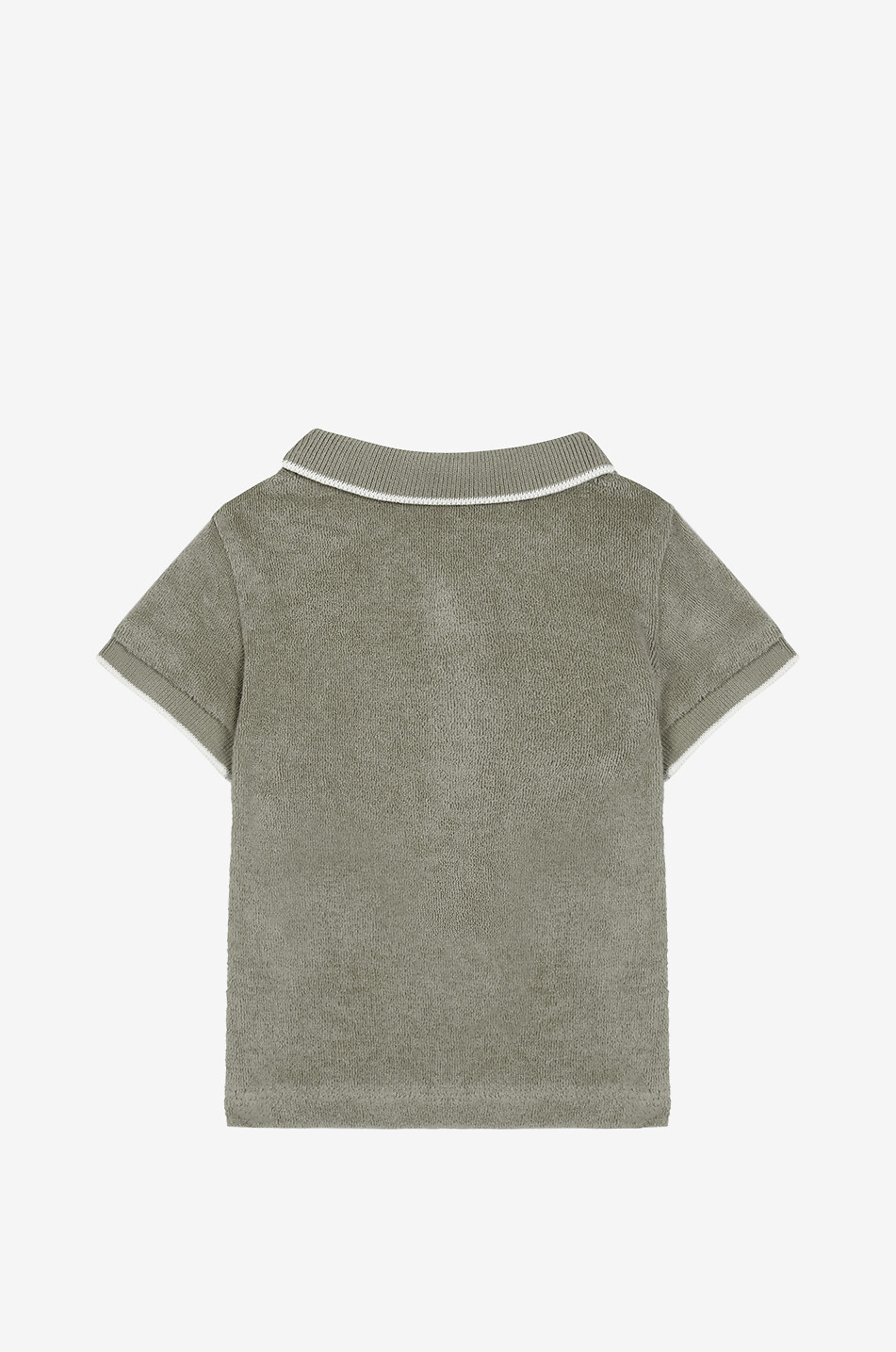 Kurzarm-Polohemd für Babys aus Frottee