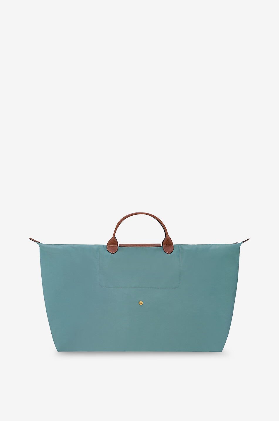 LONGCHAMP Le Pliage Original M canvas and leather travel bag Women MEDIUM BLUE 3