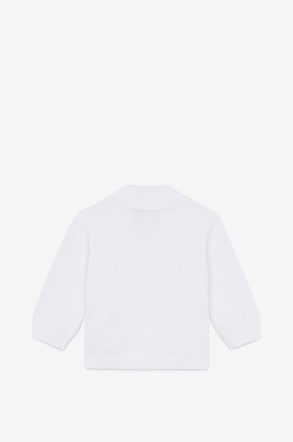 TARTINE ET CHOCOLAT Baby button-down cardigan with shawl collar Baby WHITE 2
