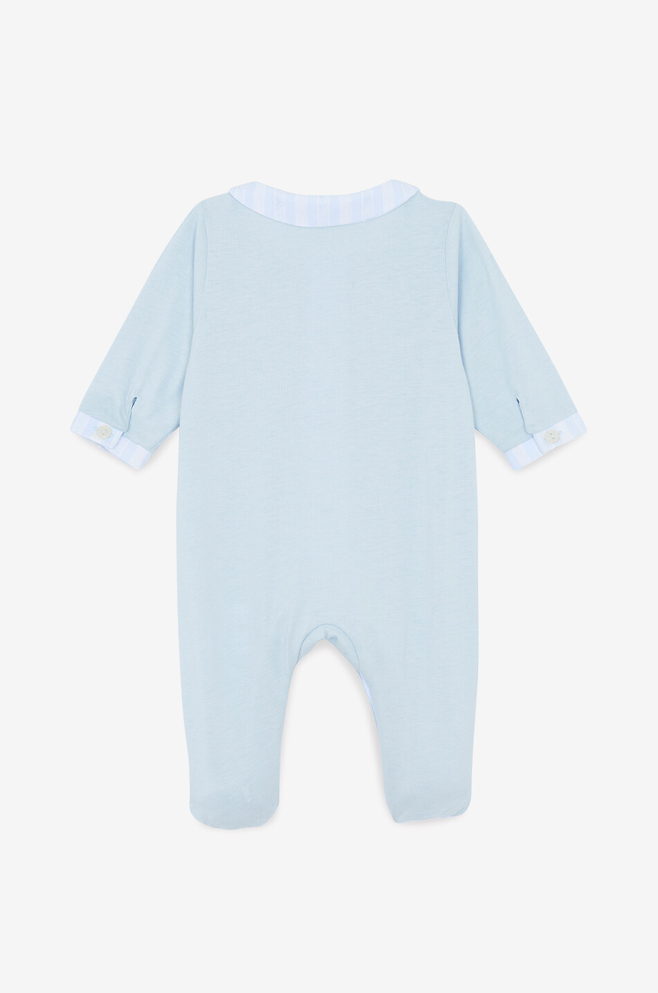 TARTINE ET CHOCOLAT Pyjama bébé en velours imprimé lapin Bébé BLEU 2