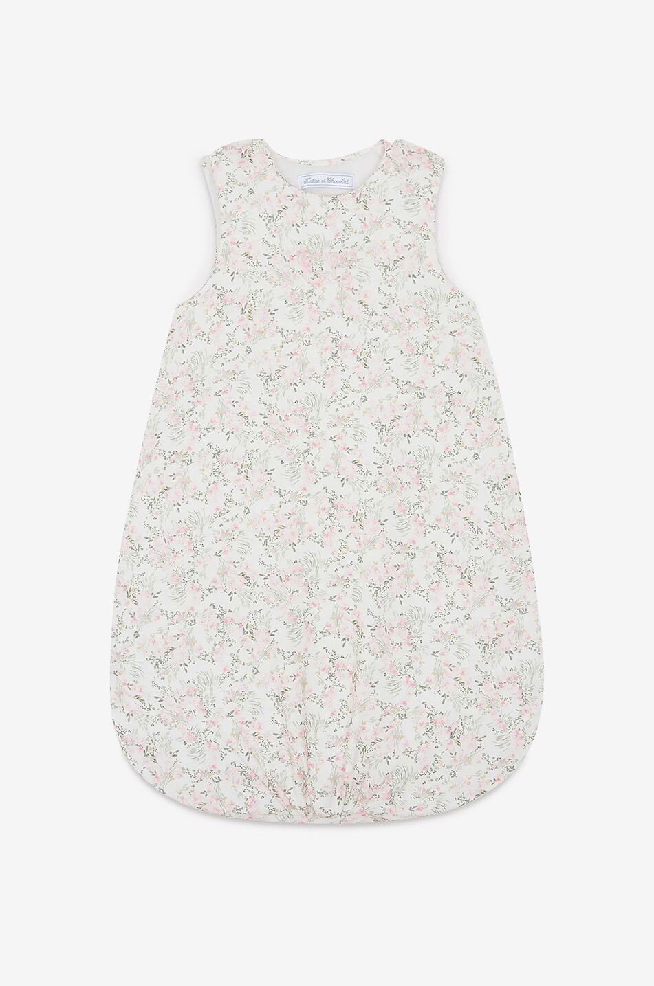 TARTINE ET CHOCOLAT Floral cotton baby sleeping bag Baby LIGHT PINK 1