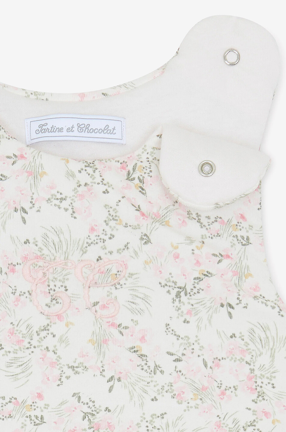 TARTINE ET CHOCOLAT Floral cotton baby sleeping bag Baby LIGHT PINK 3