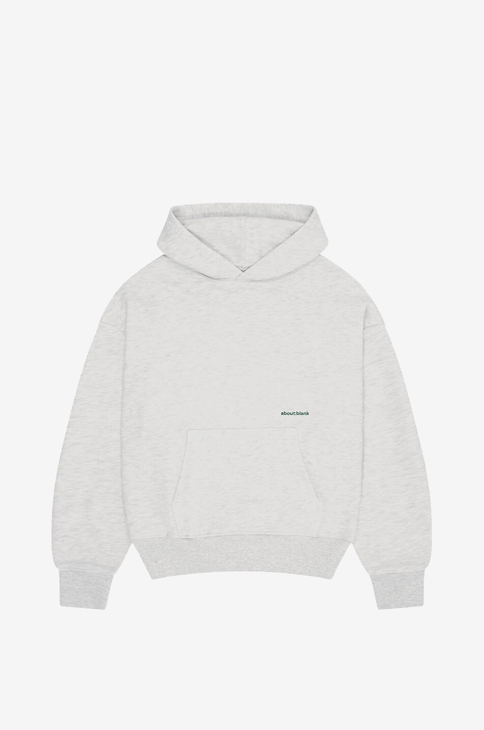 Sweat-shirt à capuche chiné imprimé logo Box