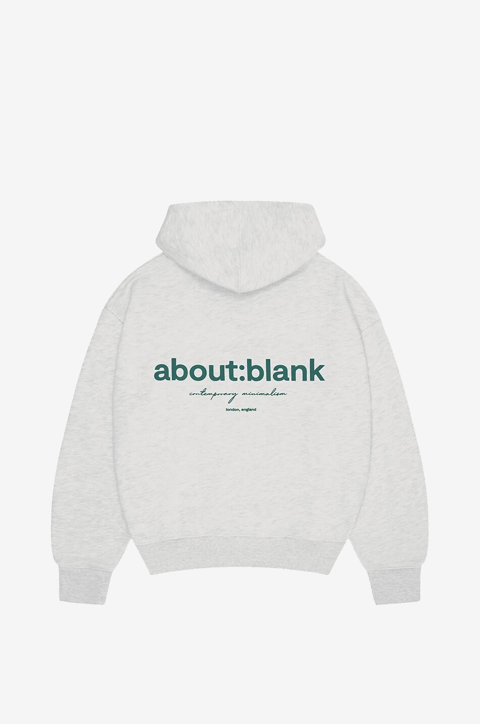 ABOUT:BLANK Sweat-shirt à capuche chiné imprimé logo Box Homme GRIS 2