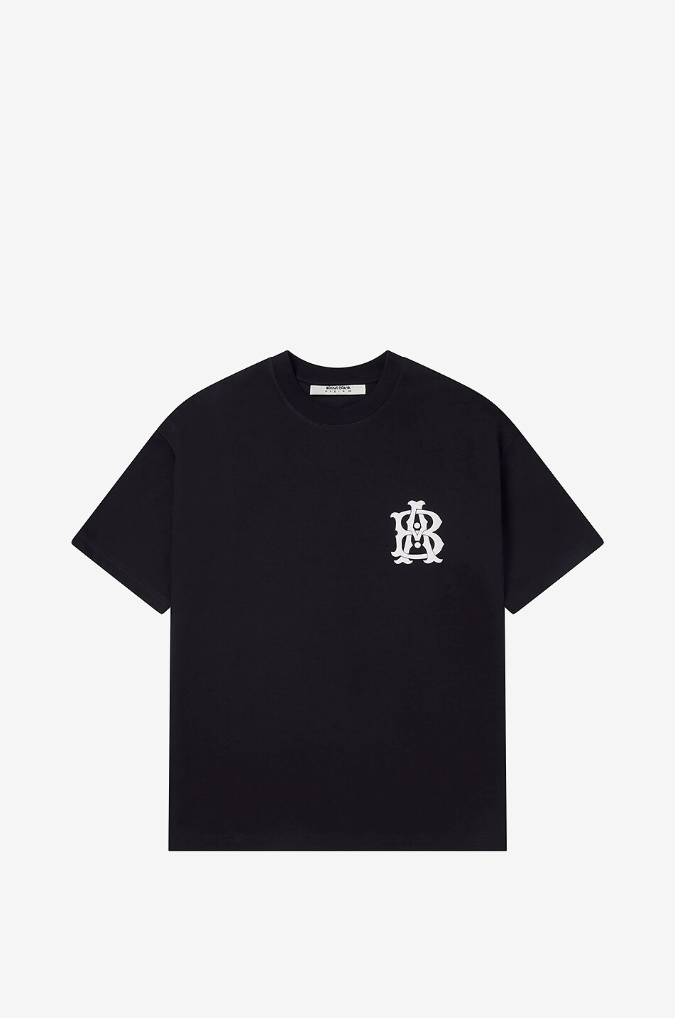 ABOUT:BLANK T-shirt à manches courtes imprimé Monogram Homme NOIR 1