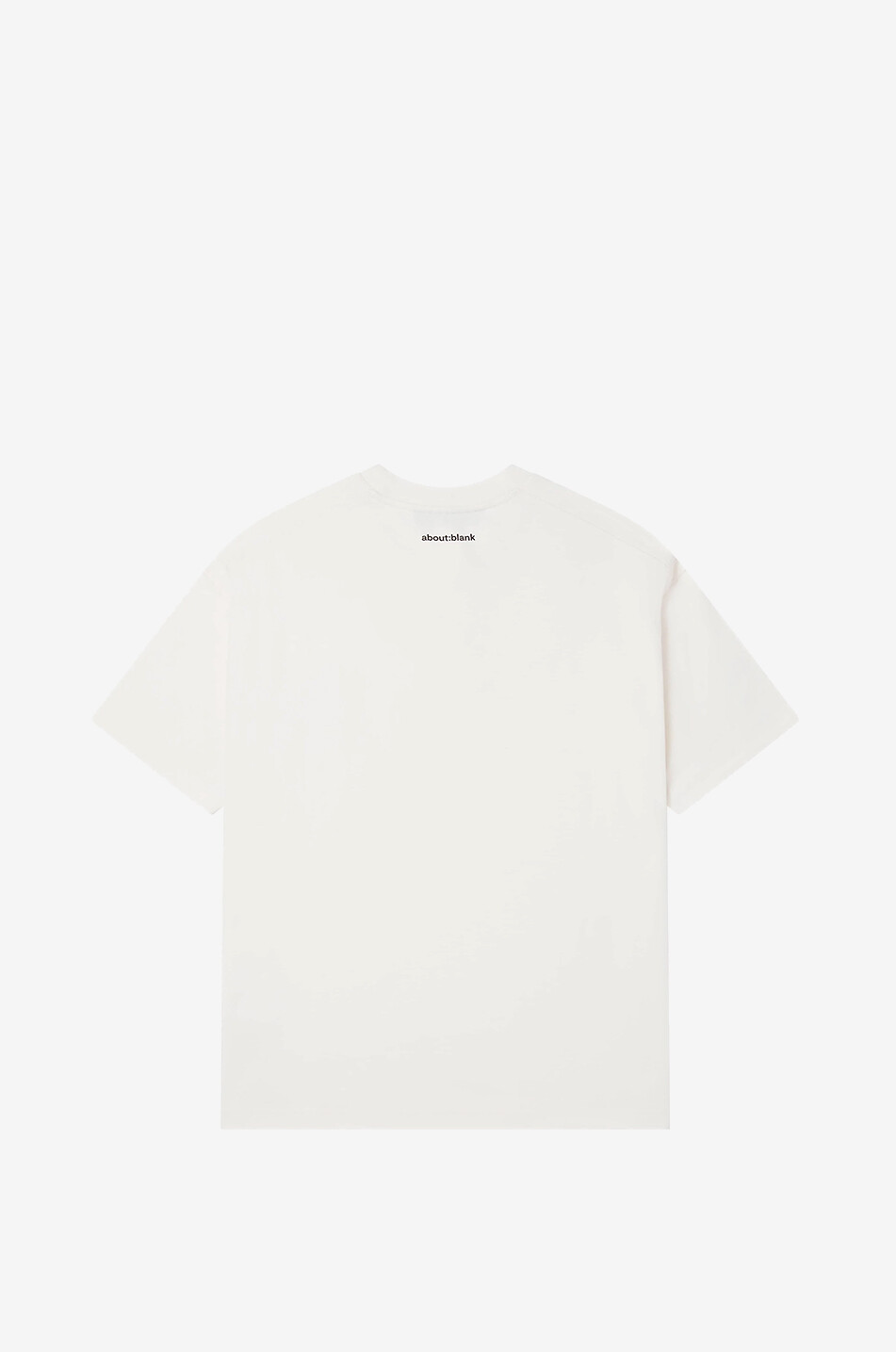 ABOUT:BLANK Monogram printed short-sleeved T-shirt Men EGGSHELL 2