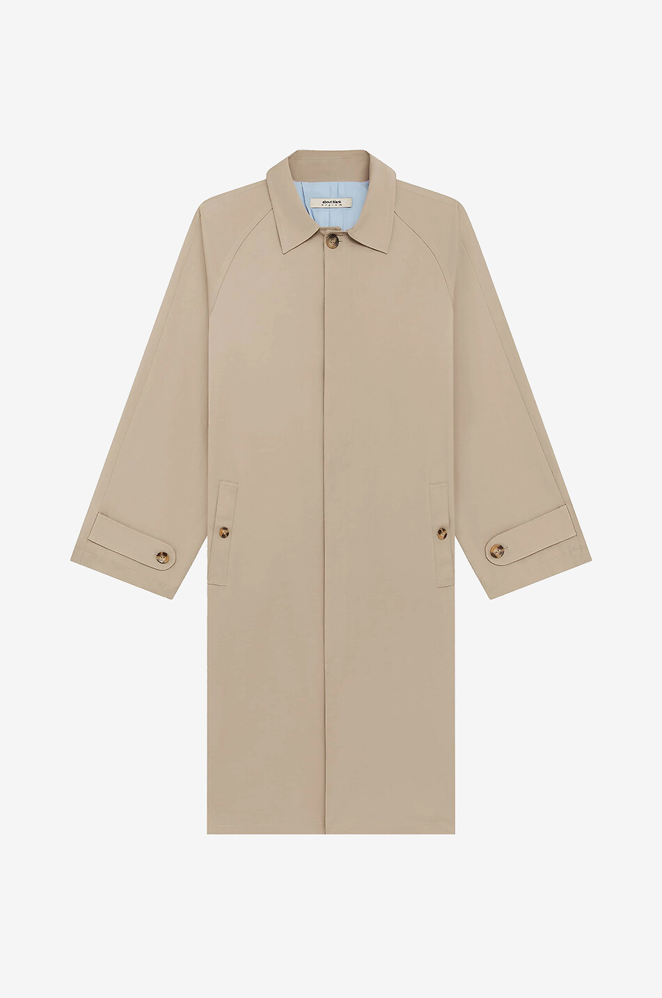 Cotton blend trench coat