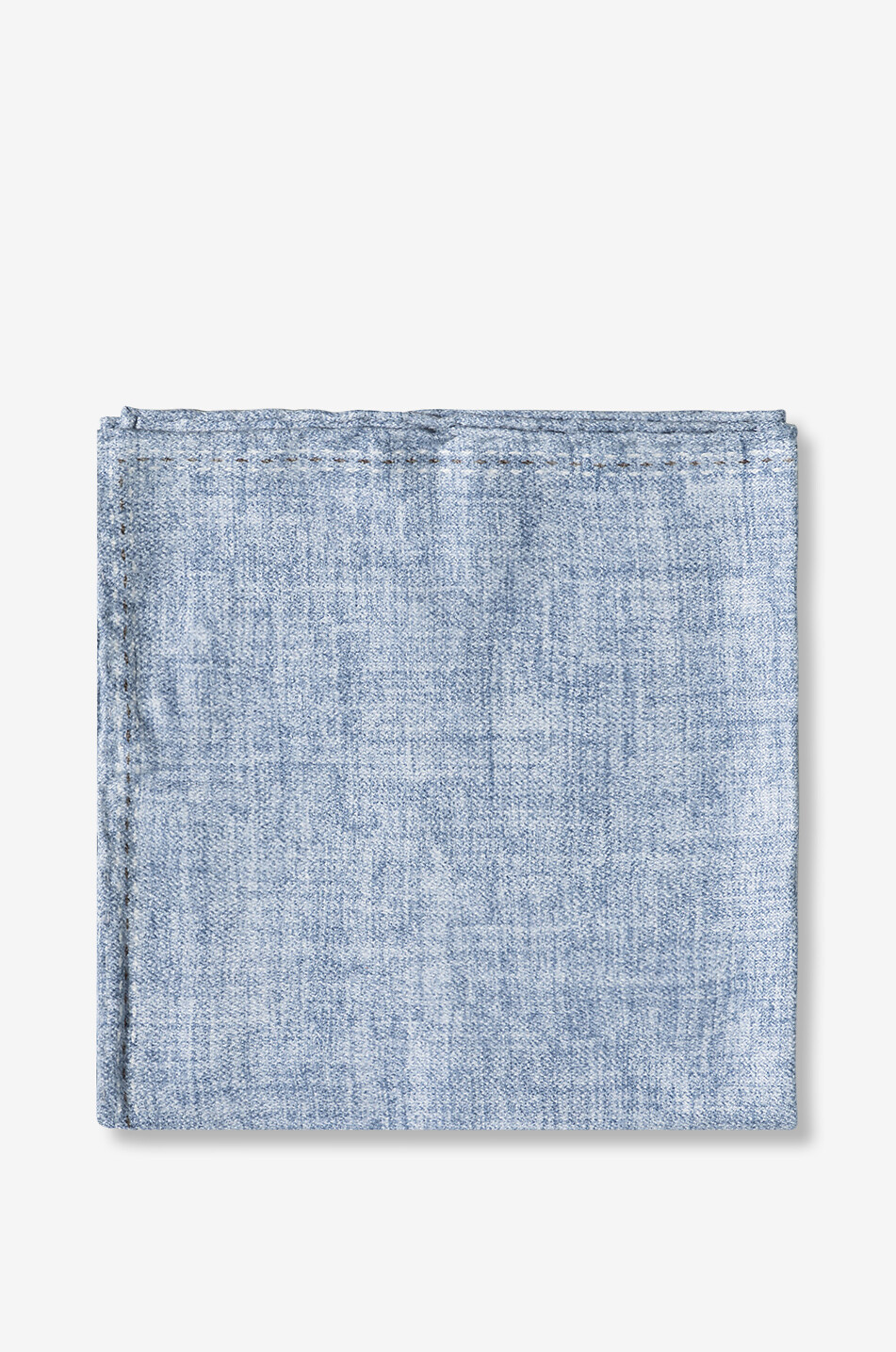 BRUNELLO CUCINELLI Pochette en soie unie détail logo Homme GRIS MOYEN 2