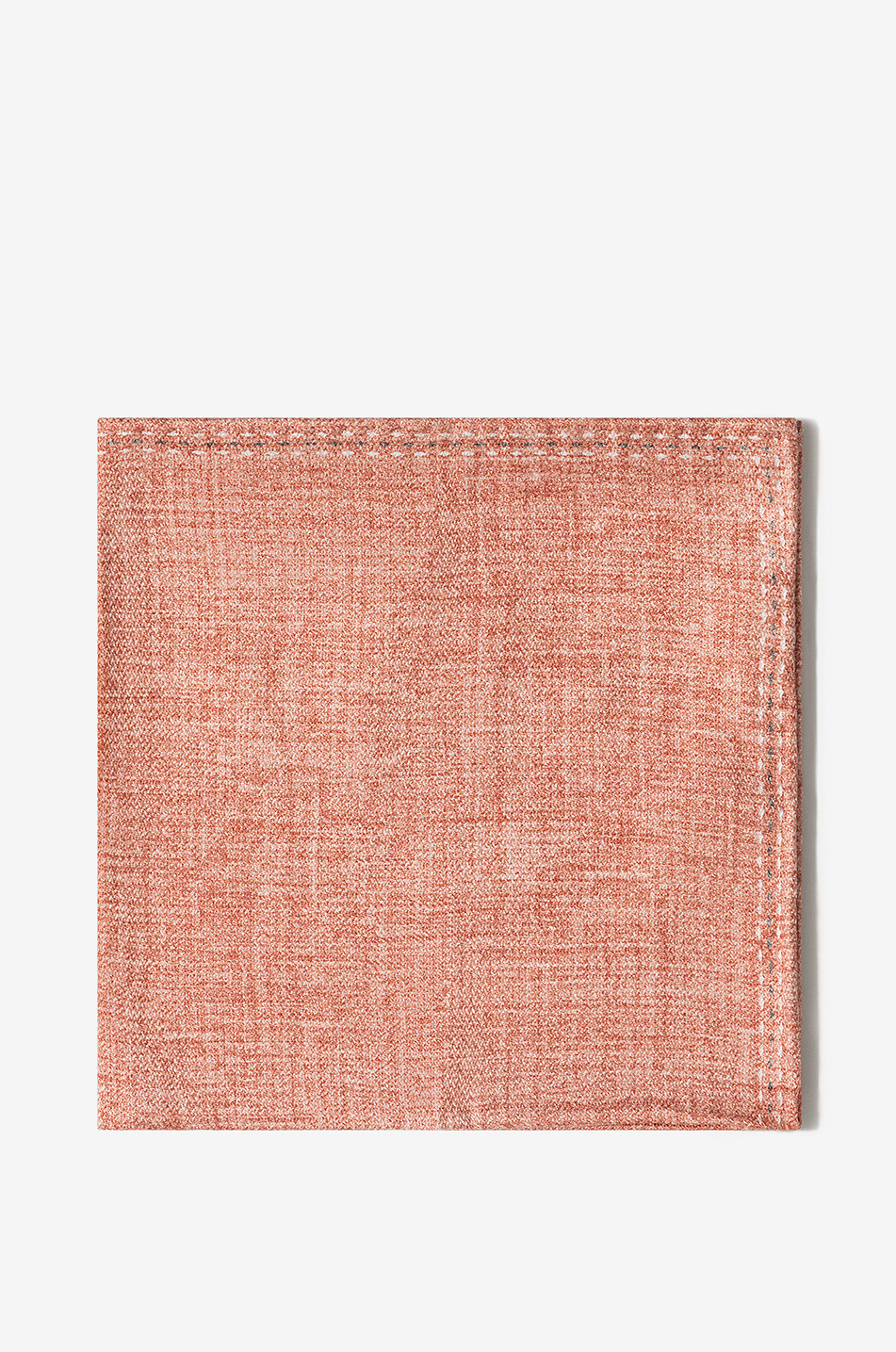 Pochette en soie unie détail logo