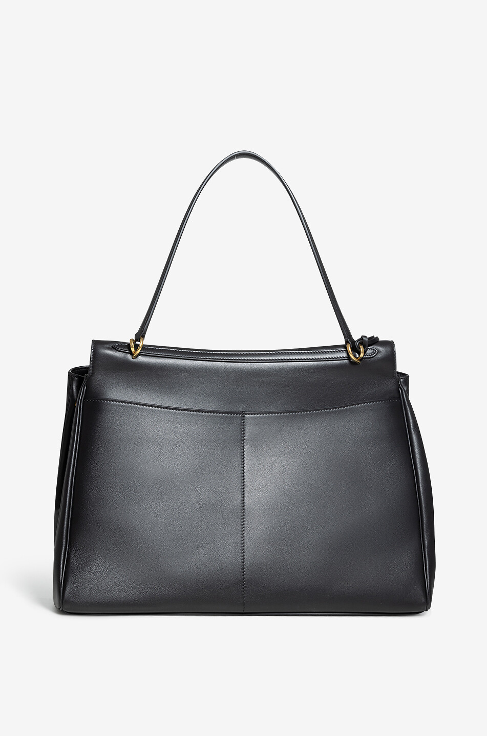 BALENCIAGA Rodeo Large smooth leather handbag Women BLACK 3