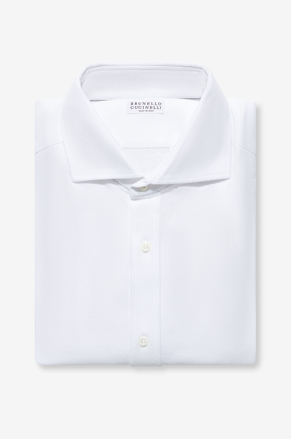 Langarm-Hemd aus Baumwollpiqué