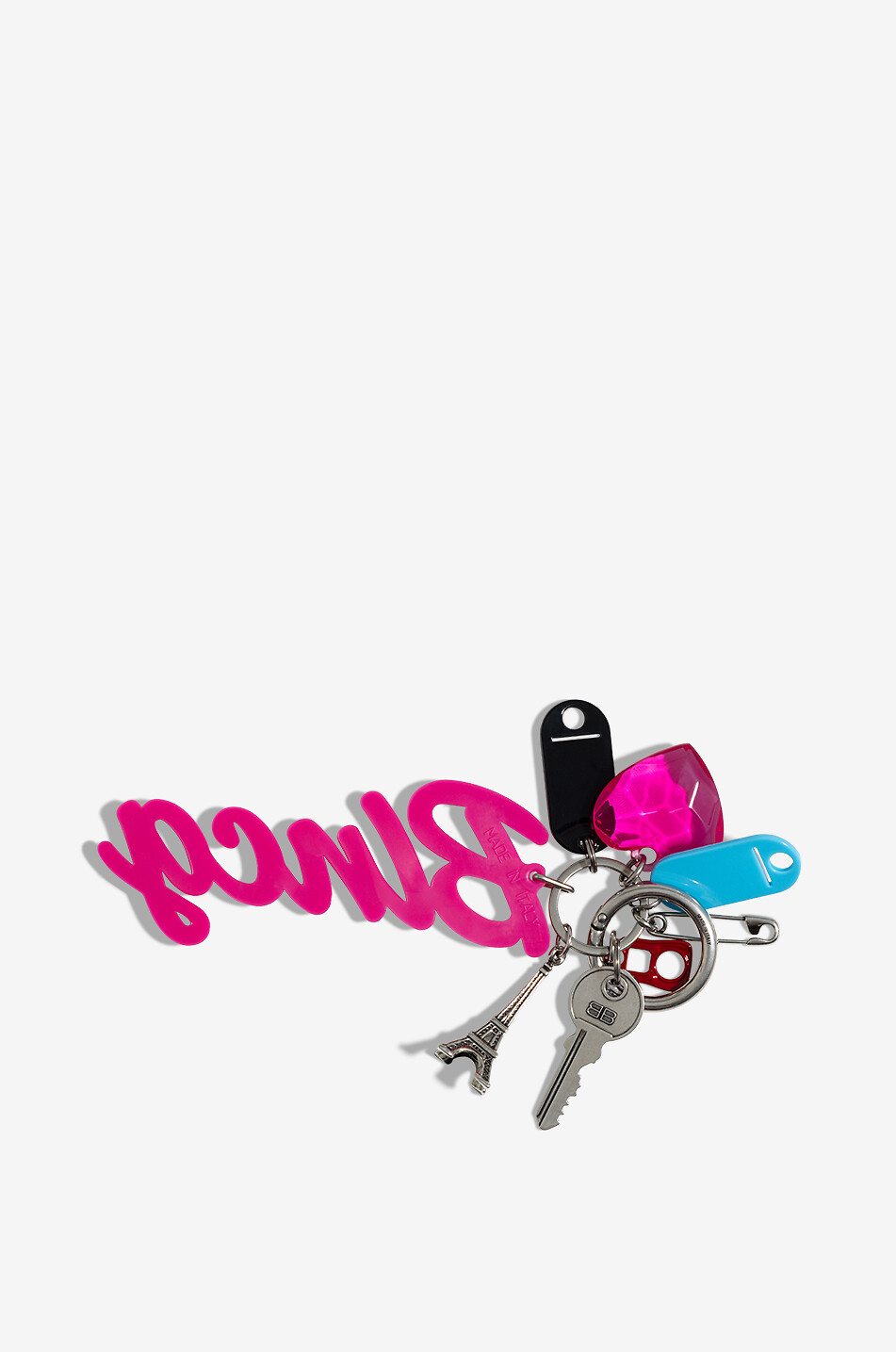 BALENCIAGA Hourglass Soft Big Souvenirs handbag charm Women PINK 2