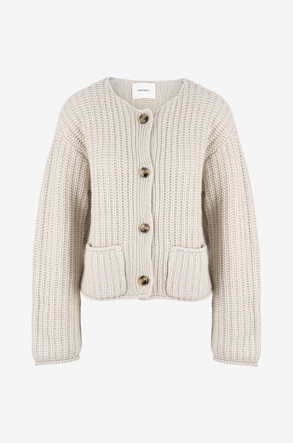 Suzie ribbed cashmere cardigan