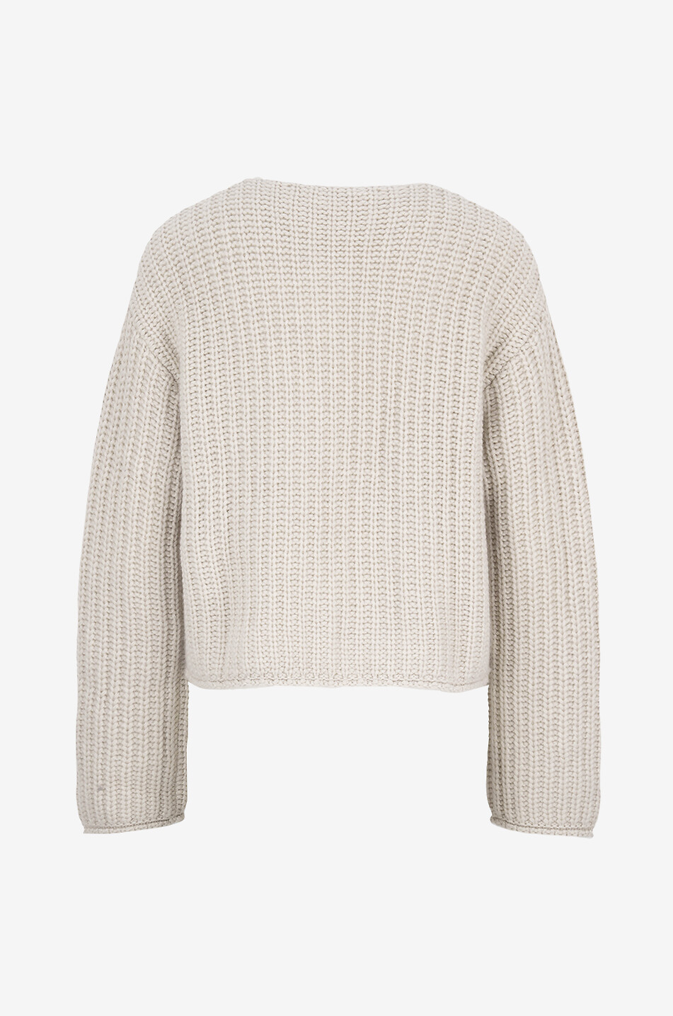 LISA YANG Suzie ribbed cashmere cardigan Women Light beige 2