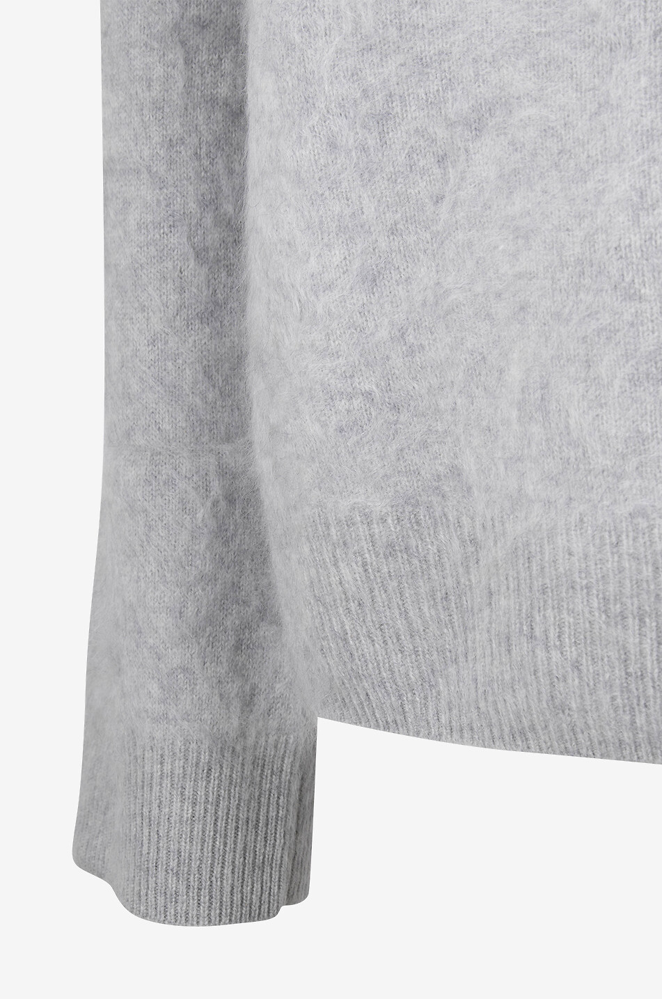 LISA YANG Pullover mit V-Ausschnitt aus Kaschmir Mallory Damen HELLGRAU 3