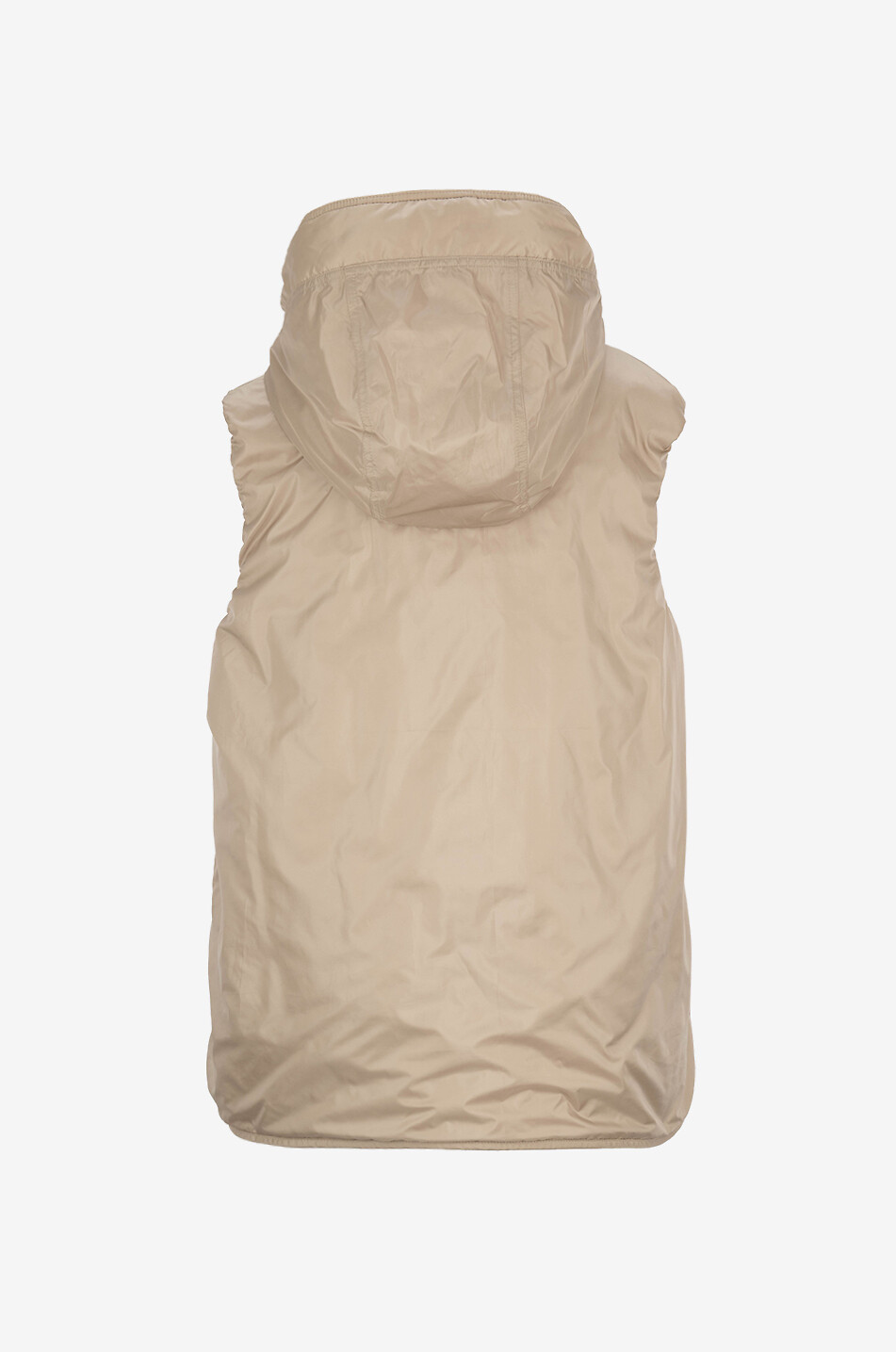 WEEKEND MAX MARA Tecla quilted hooded reversible vest Women BEIGE 2